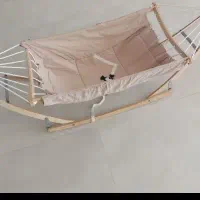 گهواره نوزاد چوبی