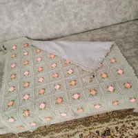 پتو بافتنی گلبرجسته|اسباب و اثاث بچه|نیشابور, شهرک اندیشه|دیوار