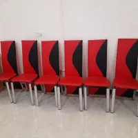 6 عدد صندلی چرم درجه یک|صندلی و نیمکت|بروجرد, |دیوار