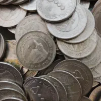 مقدار 4کیلو سکه مختلف