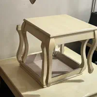 گل میز و آباژور کرم رنگ|مبلمان خانگی و میز عسلی|اهواز, سلطانمنش|دیوار