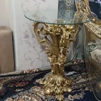 میز پلی استر گرد کنار سالنی|مبلمان خانگی و میز عسلی|تهران, مخصوص|دیوار