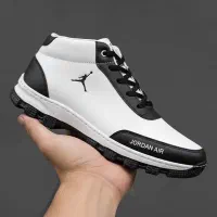 کفش ساقدار سفید مشکی بند دار Jordan مدل 46605|کیف، کفش، کمربند|تهران, فاطمی|دیوار