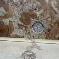 ساعت طرح نقره