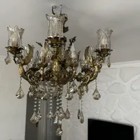 لوستر برنجی طرح فرشته