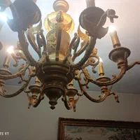 لوستر هشت وشش شاخه برنجی