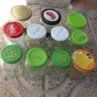 مقداری شیشه ترشی ومربا|ظروف نگهدارنده، پلاستیکی، یک‌بارمصرف|تبریز, |دیوار