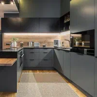 ساخت کابینت  ام دی اف|کتابخانه، شلف، قفسه‌های دیواری|گرگان, |دیوار