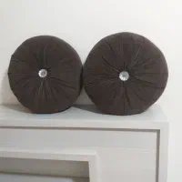یک جفت کوسن گرد کاملا سالم ونو