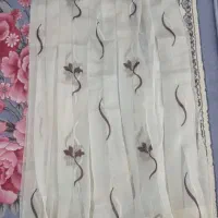 فروش پرده حریر به همراه آستری و میل پرده