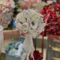 دسته گل عروس طبیعی و مصنوعی