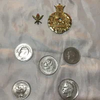 ۵ عدد سکه بانکی و دو نشان|کلکسیون سکه، تمبر، اسکناس|شهریار, شهریار|دیوار