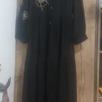 مانتو مشکی وبارونی