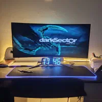 سیستم کامپیوتر گیمینگ مانیتور 34 خمیده