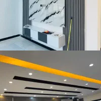 نقاشی کناف/نقاشی ساختمان/میکروسمنت/عایق حلب و نما|خدمات پیشه و مهارت|فومن, |دیوار