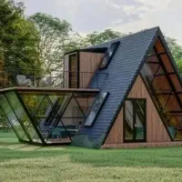 ساخت انواع کلبه و ویلا (بتونی،چوب ،ترکیبی وکانکسی)