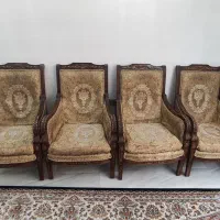 مبل ۹ نفره چوب راش|مبلمان خانگی و میز عسلی|بومهن, |دیوار