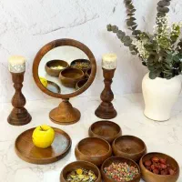 تولید وعرضه ی ظروف پذیرایی ودکوری چوبی