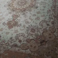 فروش دو تخته فرش ۱۲ متری ۷۰۰ شانه رنگ کرم