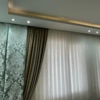 پرده پذیرای اتاق خواب بسیارتمیزبه دلیل تغییردکور