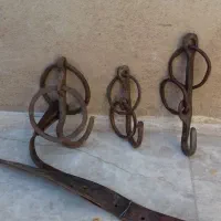 وسایل فولادی قیچی سنگ ساعت شاقول سگک قلاب|کلکسیون اشیاء عتیقه|تهران, آبشار|دیوار
