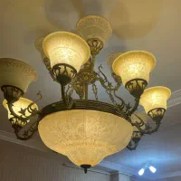 لوستر|لوستر و چراغ آویز|فومن, |دیوار