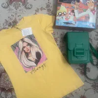 تیشرت و کیف و اسباب بازی کودک