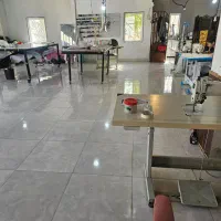 کارگاه دوخت لباس مجلسی و گل های پارچه ای