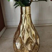 گلدان طلایی رومیزی