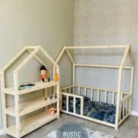 دستسازه های چوبی شلف و استند ساعت کافی بار|کتابخانه، شلف، قفسههای دیواری|بندر انزلی, آذربایجان|دیوار