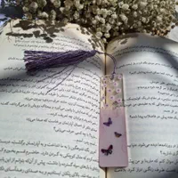 بوکمارک/نشانگر کتاب رزینی دست ساز|لوازم التحریر|تهران, ایران|دیوار
