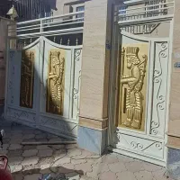 اجرای نقاشی و رنگ امیزی درب فلزی و درب چوبی٪