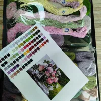 تابلو فرش گل