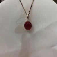 مدال نقره نگین یاقوتی کد ۶۶۱|جواهرات|اصفهان, مولوی|دیوار