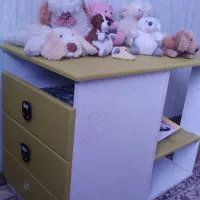 تخت نوزاد و نوجوان دومنظوره ام دی اف وکیوم|تخت و سرویس خواب|شیراز, شهرک پرواز|دیوار