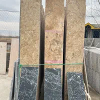 سنگ نمای تراورتن دره بخاری با هاله های سیاه