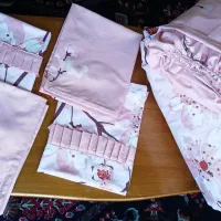 دوخت ملافه روبالشتی کاورپتو  ملحفه کش دوزی.لحاف