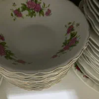 سرویس چینی گل سرخ|ظروف سرو و پذیرایی|سرپل ذهاب, |دیوار