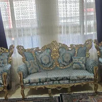 مبلمان سلطنتی با چوب راش تشک دورو