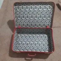 چمدان قدیمی آنتیک وچراغ قوه استیل مغناطیس دارخارجی|کلکسیون اشیاء عتیقه|ری, دیلمان|دیوار