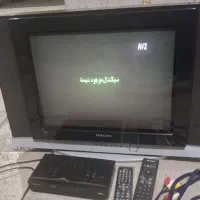 2عددتلویزیون پاراسونک  قدیمی بادستگاه گیرنده