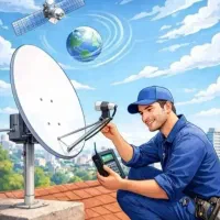نصاب ونصب انواع انتن وگیرنده وتنظیمات بافرکاس بالا
