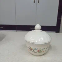 کپ و زیر کپ آرکوپال ویکتوریا و قندان  و قوری چای