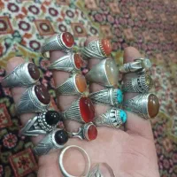 انگشترهای گلچین شده قدیمی وکهنه|جواهرات|بیرجند, |دیوار