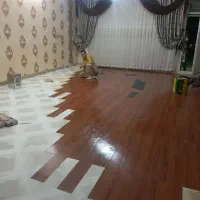 کفپوش کاغذدیواری اینه نقاشی ساختمان