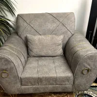 مبل چستر پایه استیل نوه نفره