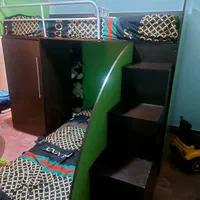 تخت دوطبقه کمد و باکس دار|تخت و سرویس خواب|آبادان, |دیوار