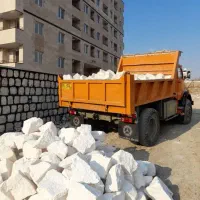 حمل سنگ پی و مالون بادامی مخلوط زنبیل آجر شن شسته|عمدهفروشی|ارومیه, |دیوار