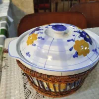 کاسه سوپ خوری چینی گل پنبه