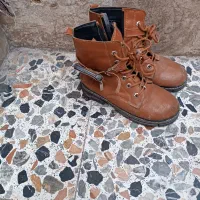 نیم پوت بچه گانه چرم مصنوعی